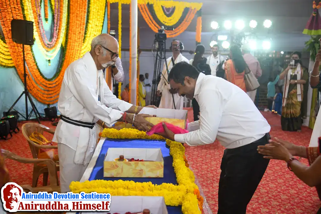 Padukas are distributed to Uasana Kendra during Paduka Pradaan Sohala conducted every year