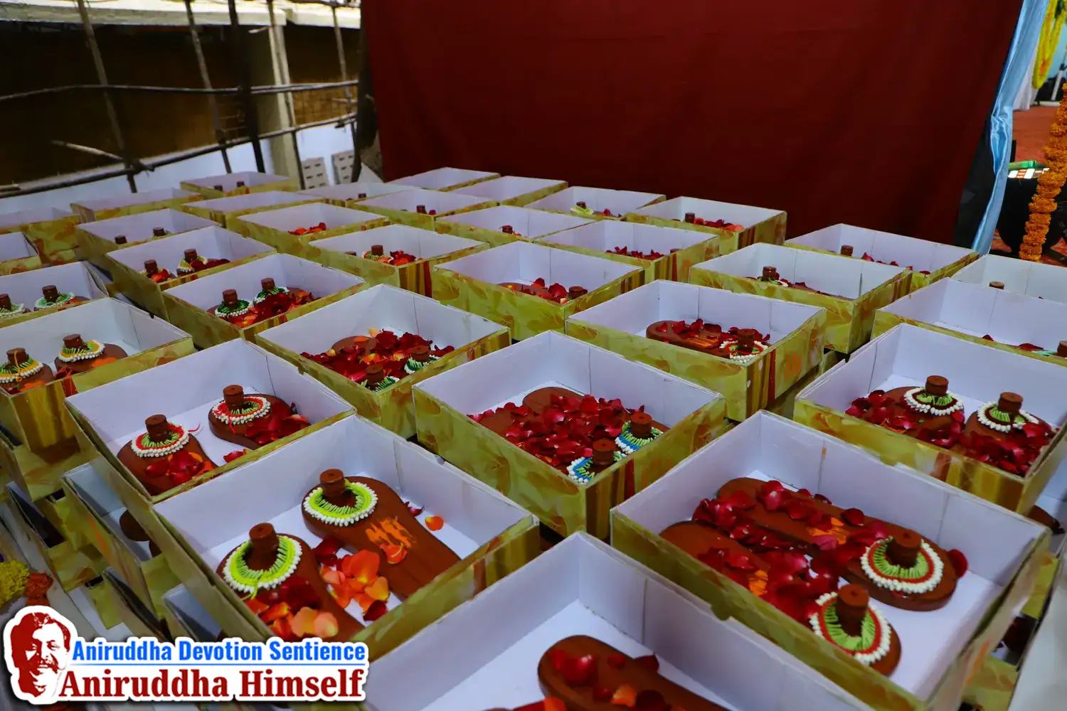 Padukas are distributed to Uasana Kendra during Paduka Pradaan Sohala conducted every year