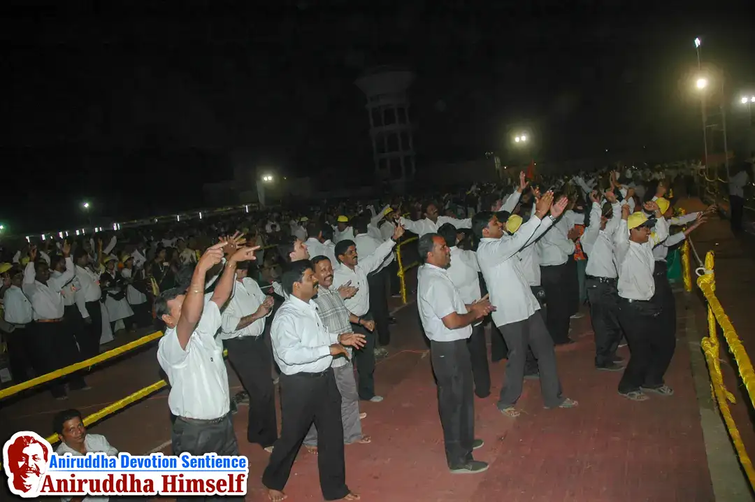Satsang held at Dhule during Sadguru Shree Aniruddha Bapu's visit in 2007