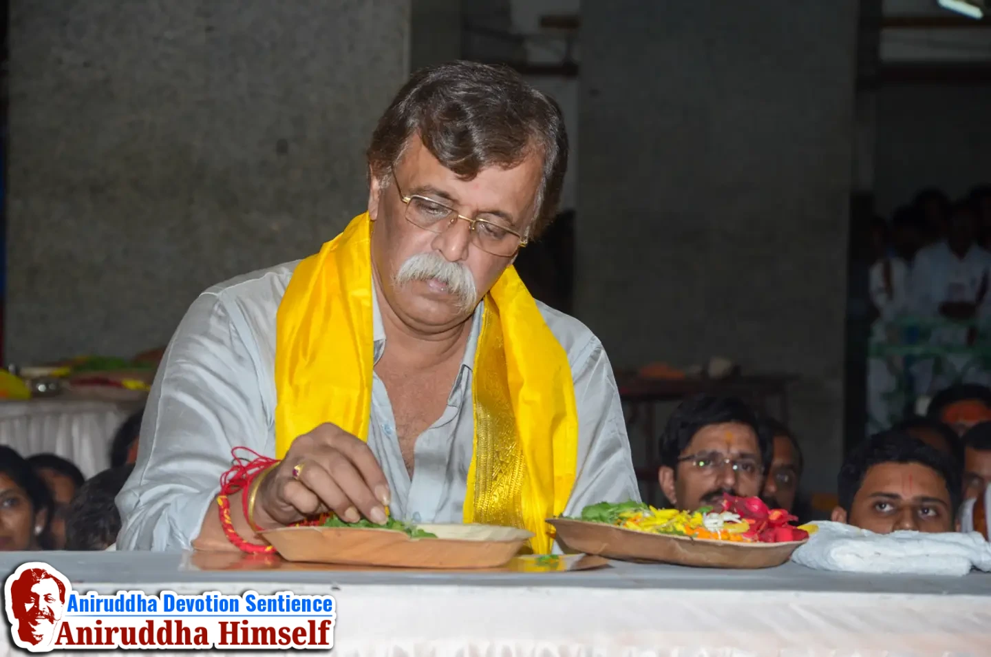Sadguru Aniruddha Bapu immersed in perfroming poojans of different utsavs