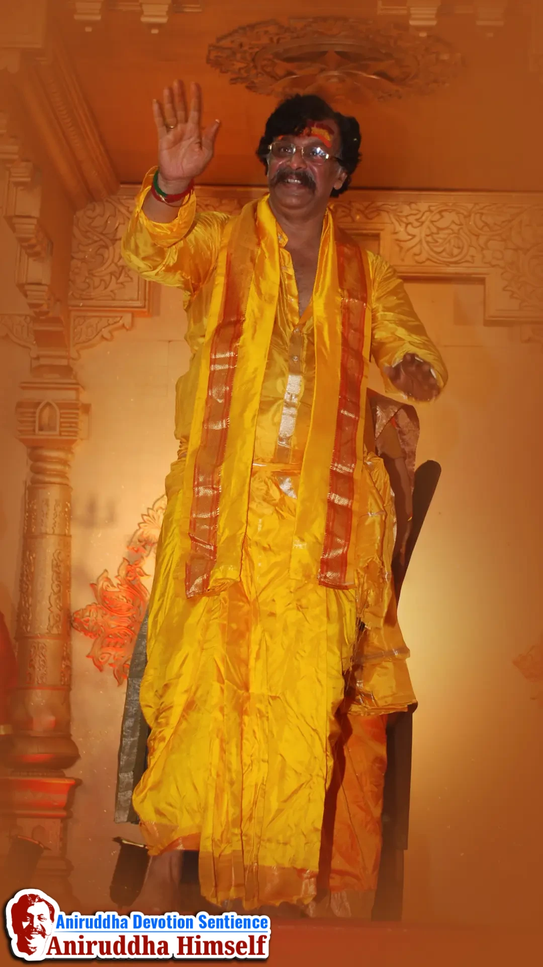 During Varada Chandika Prasannotsav, Sadguru Bapu was immersed in deep devotion to Aai Jagadambe at Shree Harigurugram