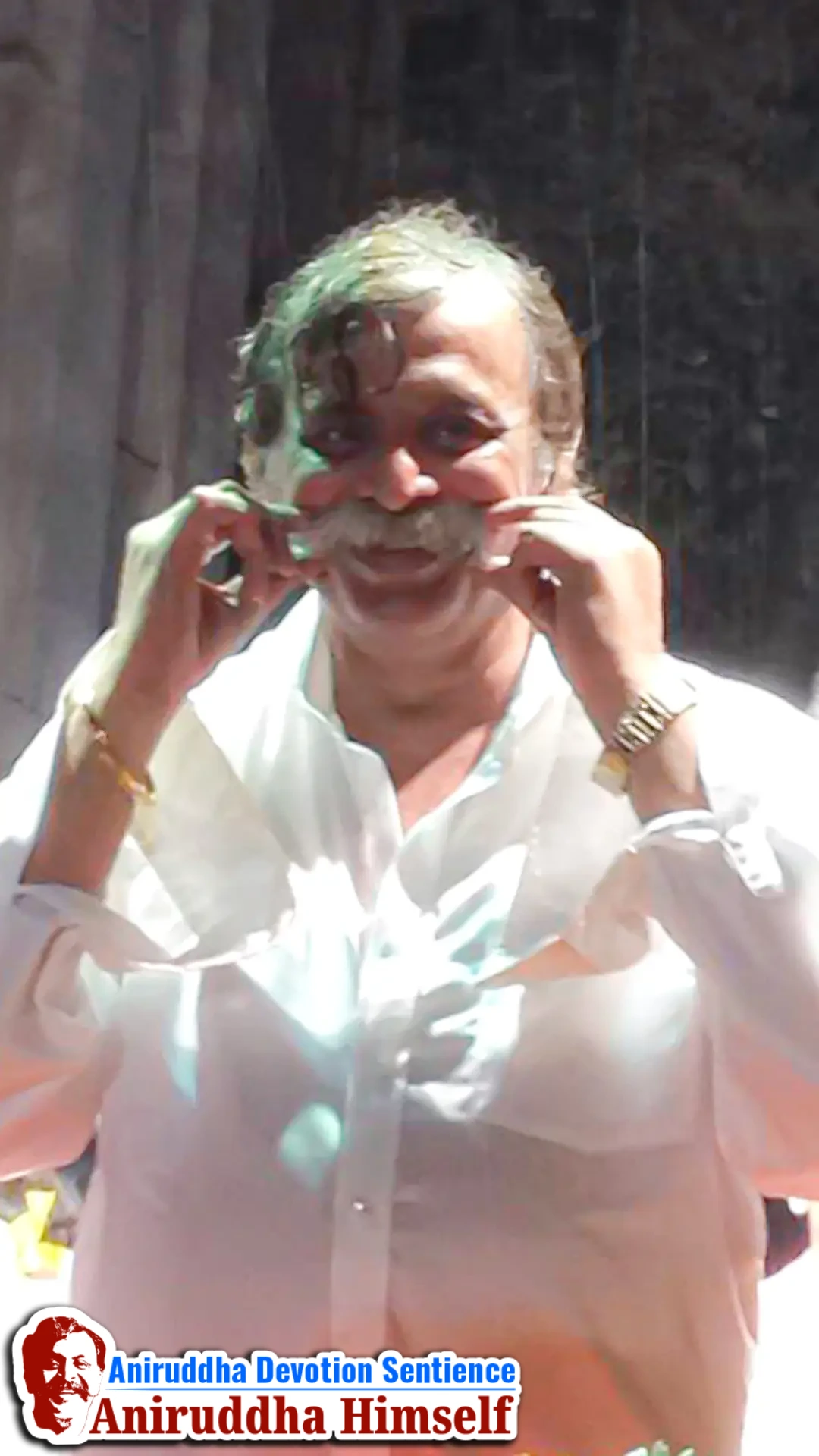 Sadguru Aniruddha Bapu enjoying during Ganesh Punarmilap ceremony