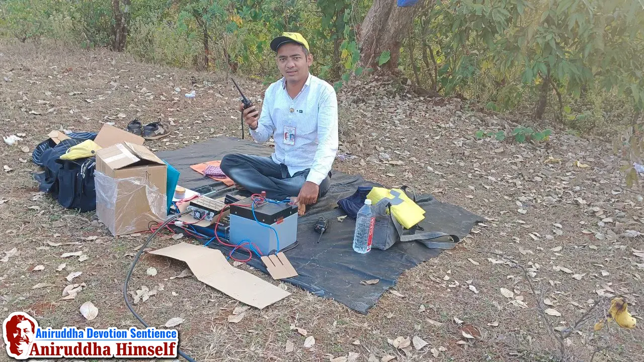 Communication done through HAM Radio at remote areas.