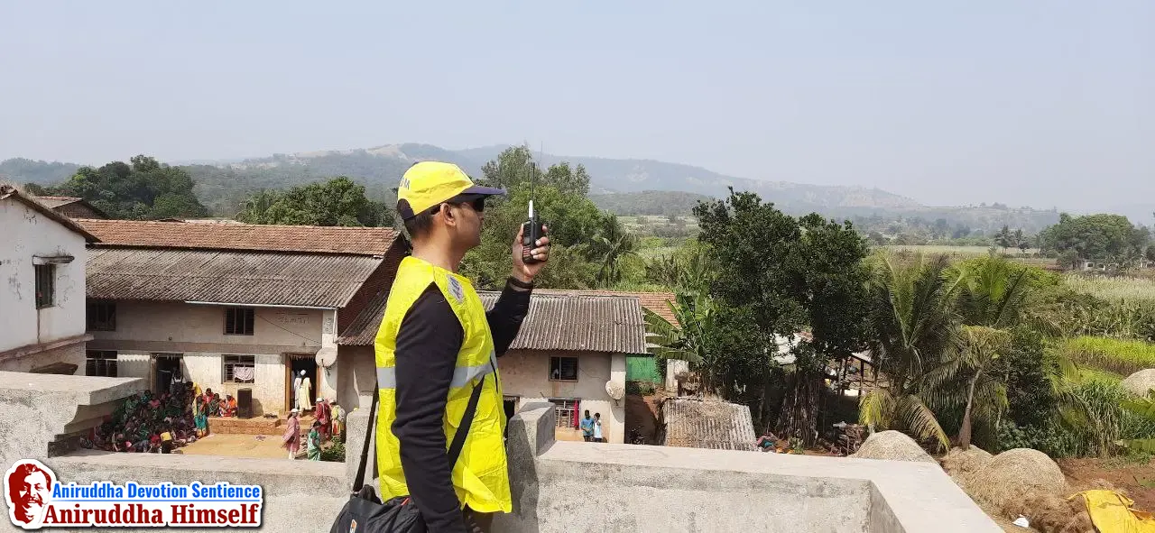 Communication done through HAM Radio at remote areas.