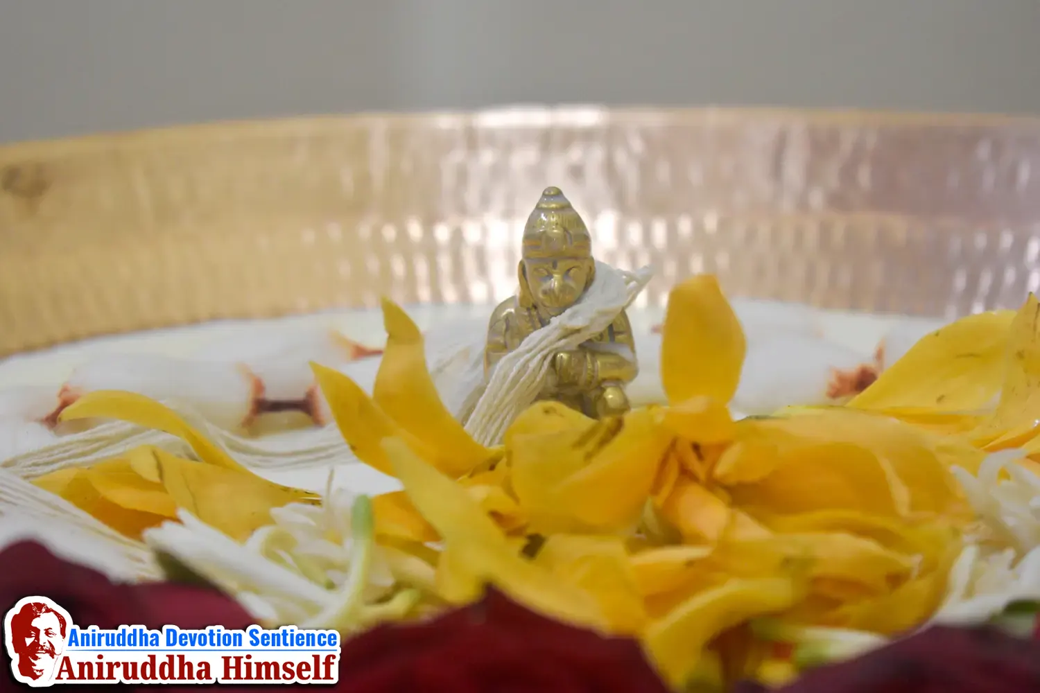 Hanuman moorti poojan on the occasion of Shree Hanuman Pournima at Atulitbaldham, Ratnagiri