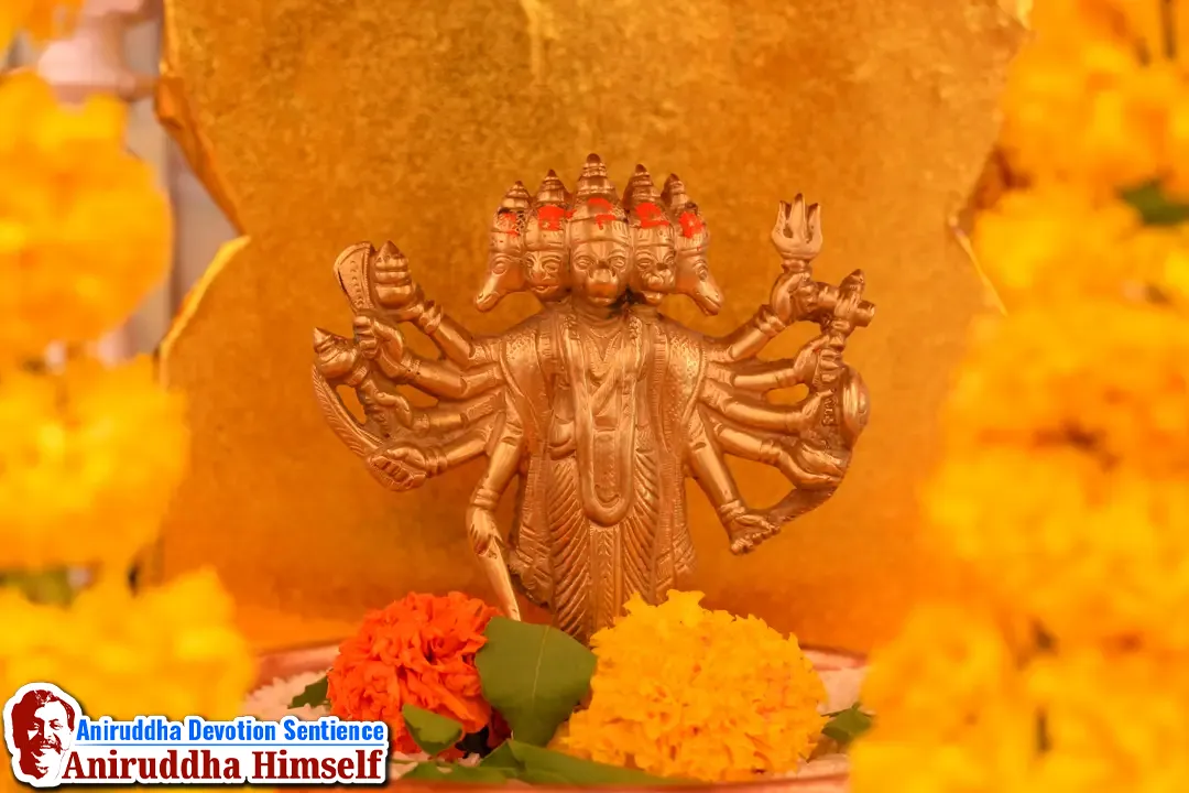 Shree Panchamukhi Hanumant at Atulitbaldham, Ratnagiri