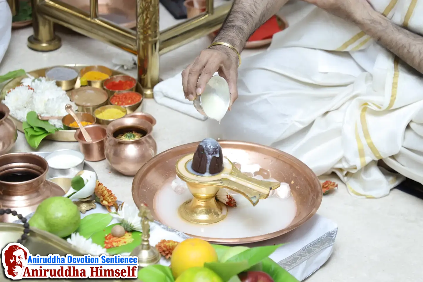 Shree Mahadurgeshwar poojan performed on the occasion of Mahashivratri at Shree Gurukshetram - 2026