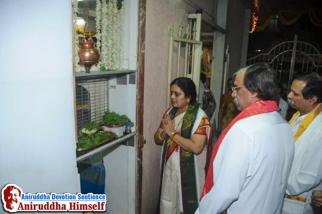 Sadguru Shree Aniruddha Bapu at Shree Gurukshetram on the occasion of Mahashivratri in the year 2013