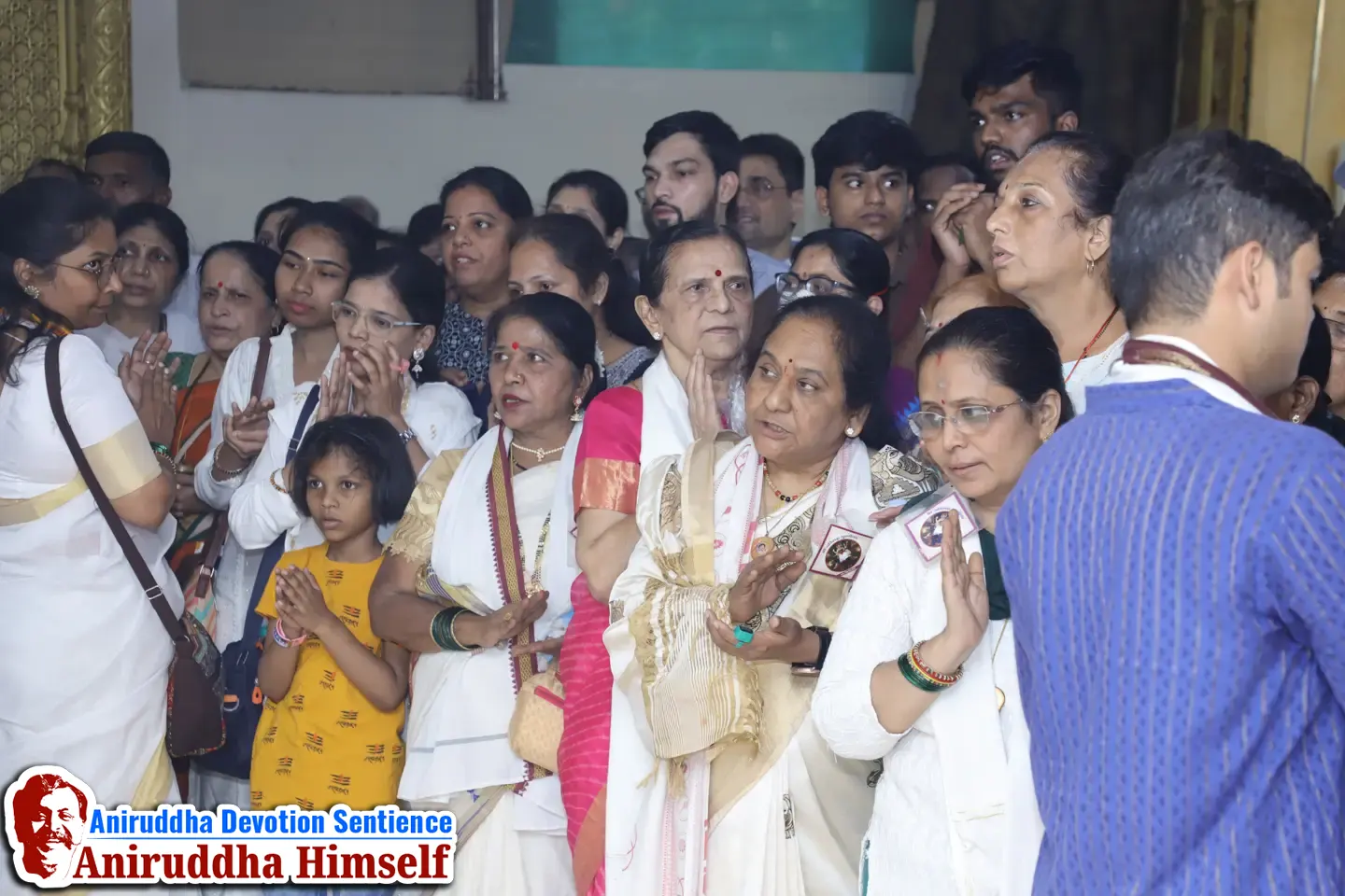 Shraddhavans taking darshan at Shree Aniruddha Gurukshetram on Mahashivaratri