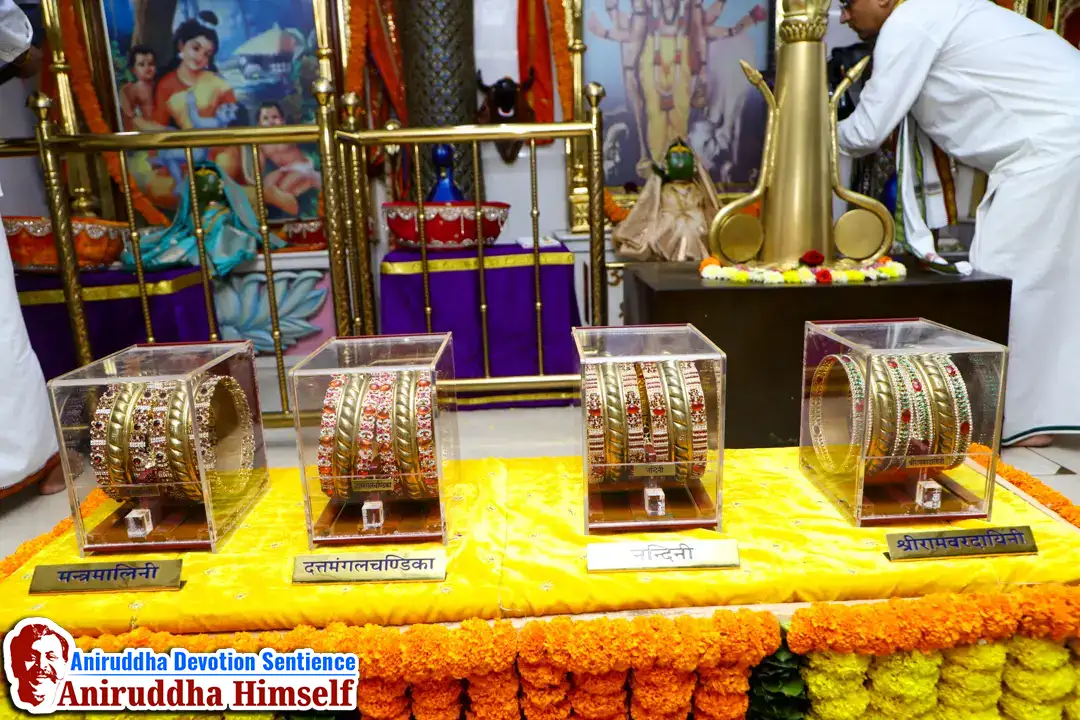 Shree Mahishasurmardini's tode procession during Navratri Utsav at Shree Gurukshetram