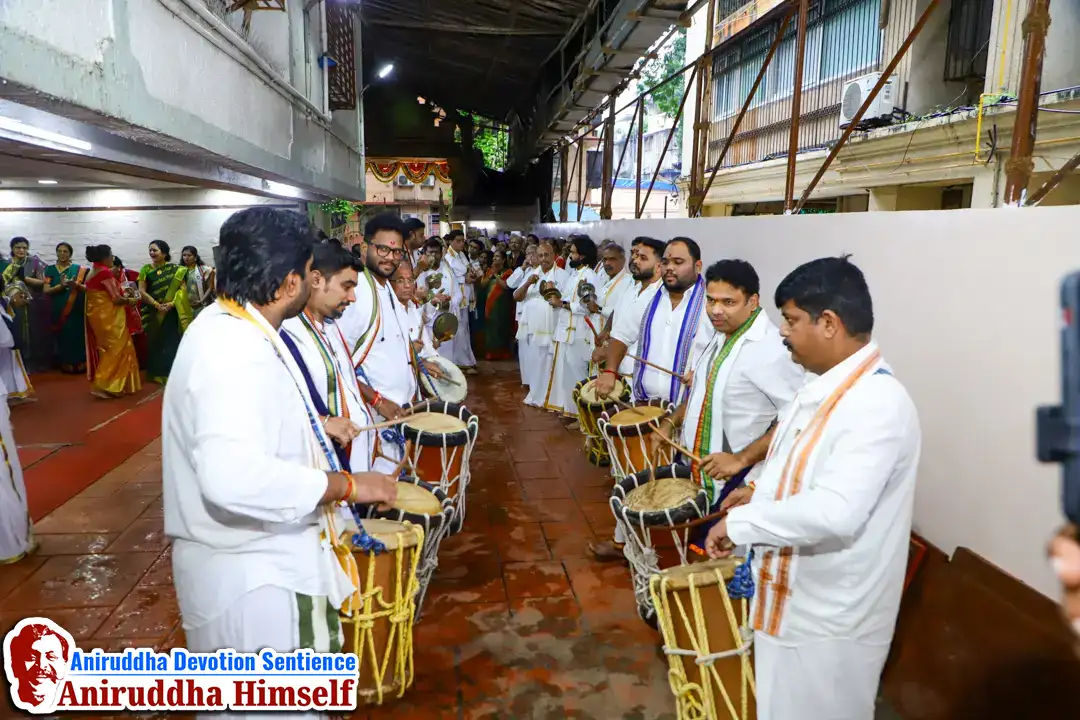 Shree Mahishasurmardini's tode procession during Navratri Utsav at Shree Gurukshetram