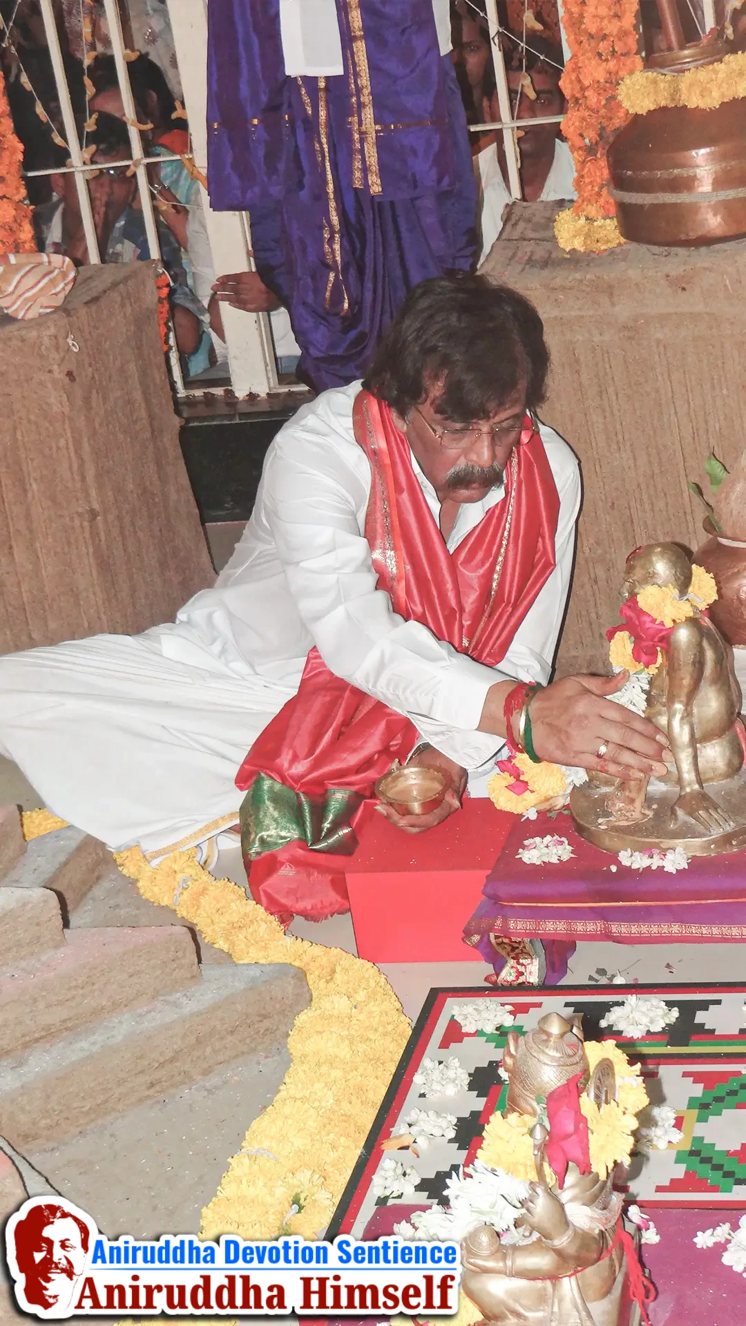 Sadguru Shree Aniruddha Bapu performing Swastikshem Tapascharya at Shree Gurukshetram