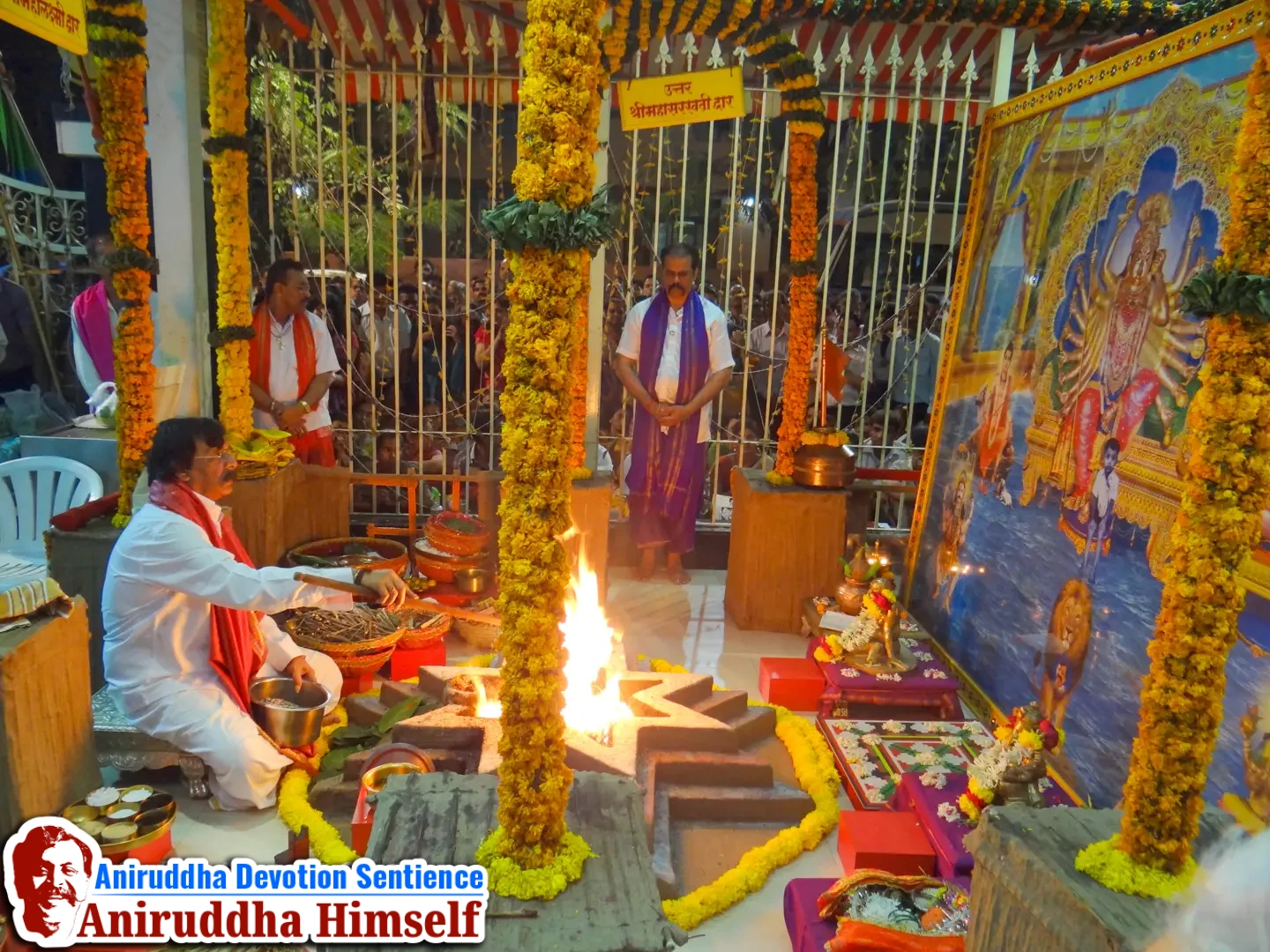 Sadguru Shree Aniruddha Bapu performing Swastikshem Tapascharya at Shree Gurukshetram