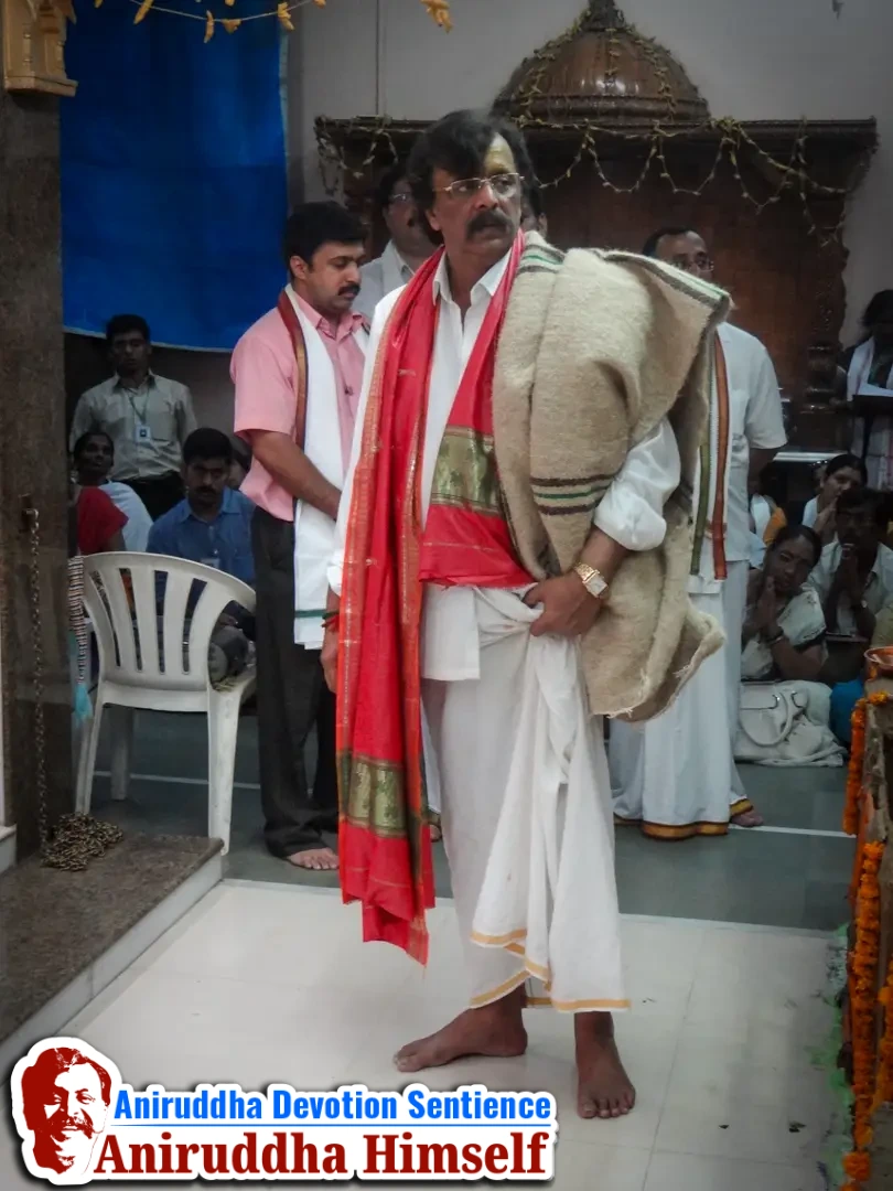 Sadguru Shree Aniruddha Bapu performing Swastikshem Tapascharya at Shree Gurukshetram