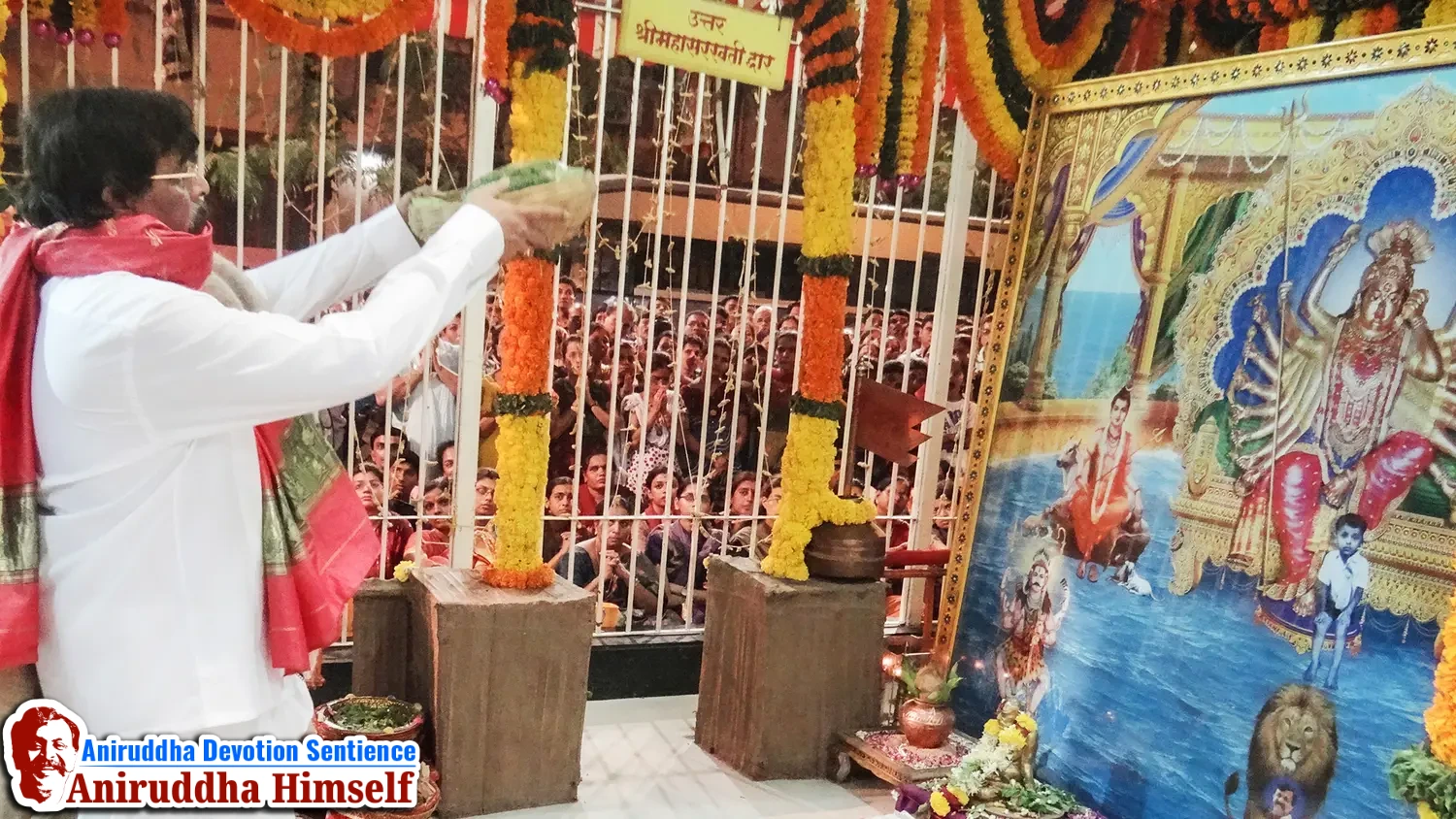 Sadguru Shree Aniruddha Bapu performing Swastikshem Tapascharya at Shree Gurukshetram