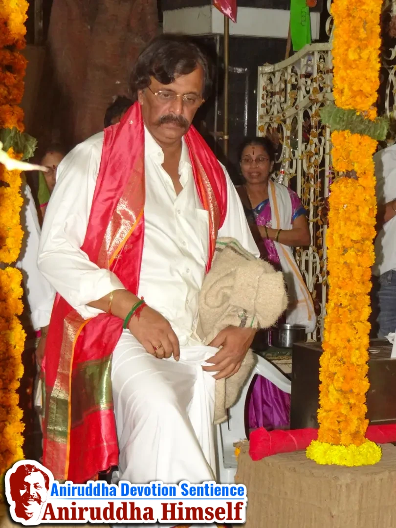 Sadguru Shree Aniruddha Bapu performing Swastikshem Tapascharya at Shree Gurukshetram