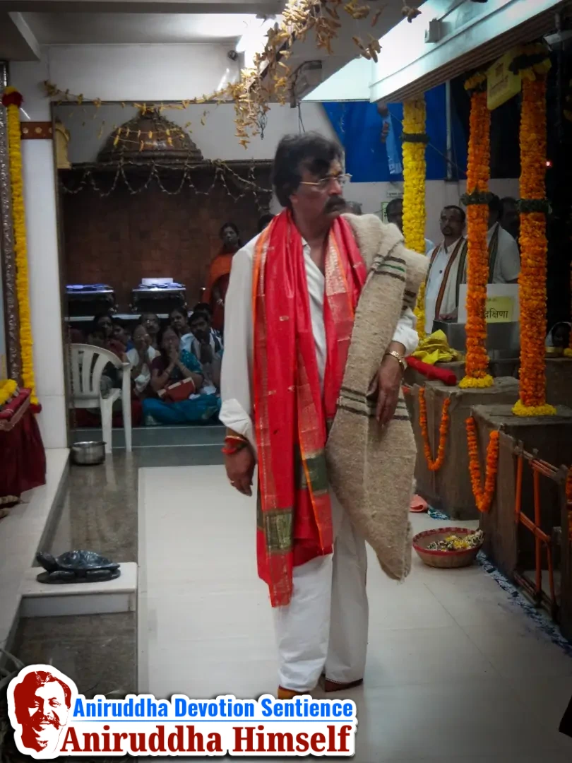 Sadguru Shree Aniruddha Bapu performing Swastikshem Tapascharya at Shree Gurukshetram