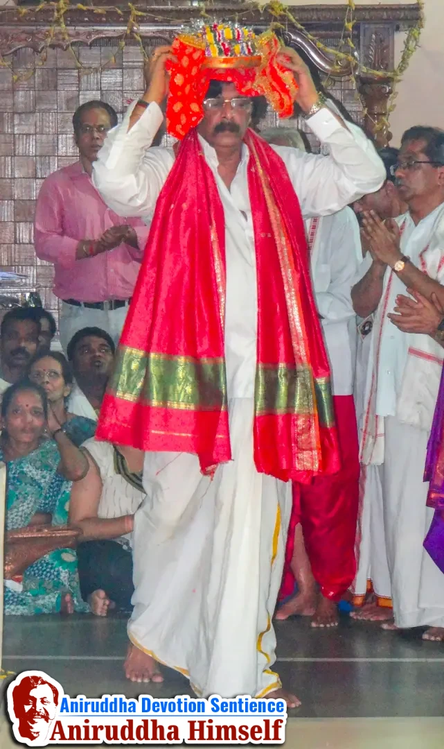Sadguru Shree Aniruddha Bapu performing Swastikshem Tapascharya at Shree Gurukshetram
