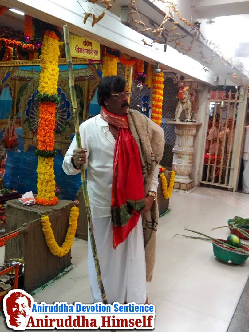 Sadguru Shree Aniruddha Bapu performing Swastikshem Tapascharya at Shree Gurukshetram