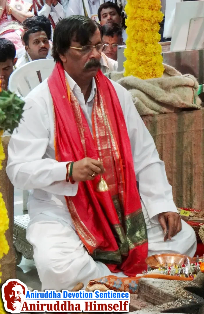 Sadguru Shree Aniruddha Bapu performing Swastikshem Tapascharya at Shree Gurukshetram