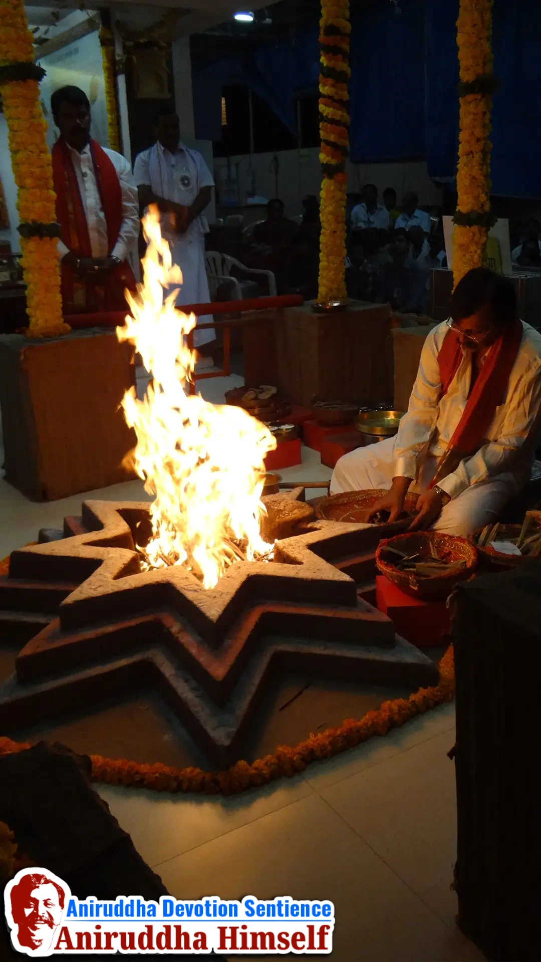 Sadguru Shree Aniruddha Bapu performing Swastikshem Tapascharya at Shree Gurukshetram