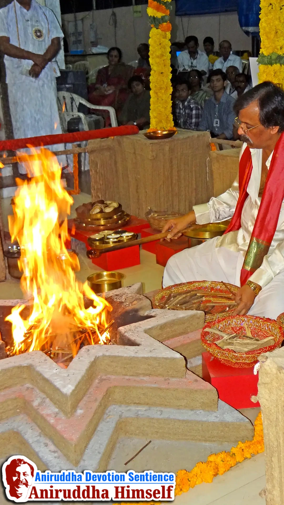 Sadguru Shree Aniruddha Bapu performing Swastikshem Tapascharya at Shree Gurukshetram