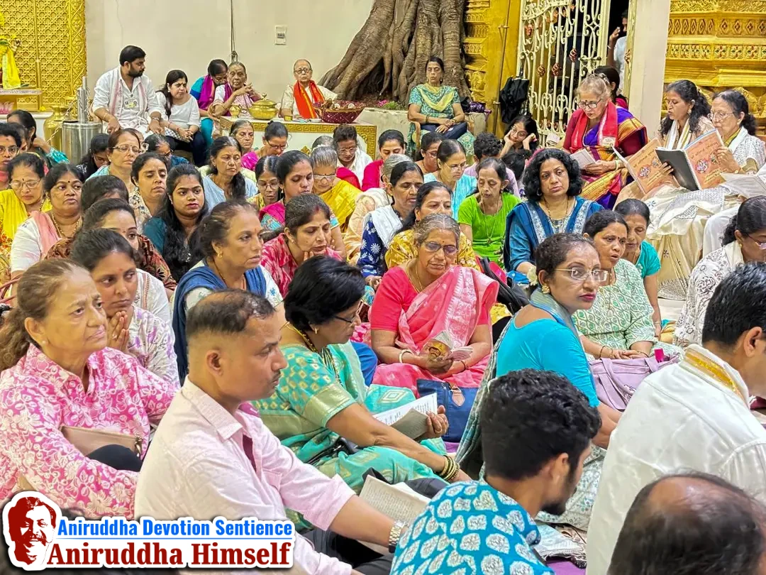 Shree Rudrabhishek is performed every Monday at Shree Aniruddha Gurukshetram