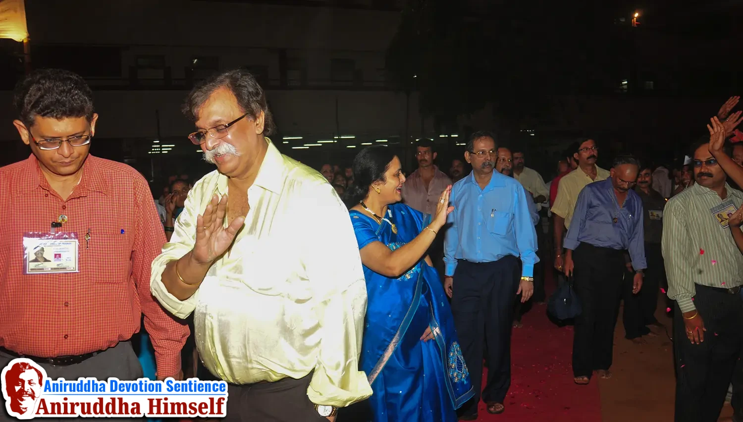 Sadguru Aniruddha Bapu's arrival at Shree Harigurugram