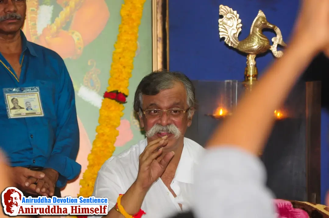 Aniruddha Bapu's darshan at Shree Harigurugram