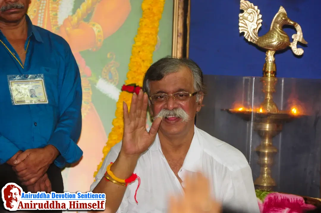 Aniruddha Bapu's darshan at Shree Harigurugram