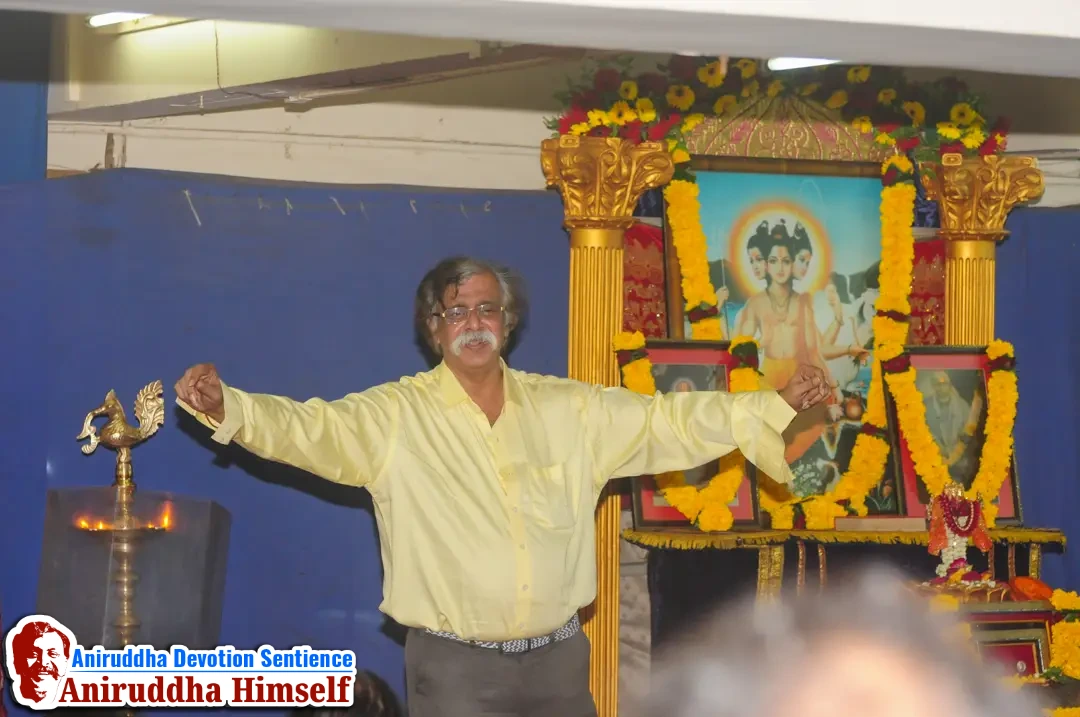 Aniruddha Bapu's darshan at Shree Harigurugram