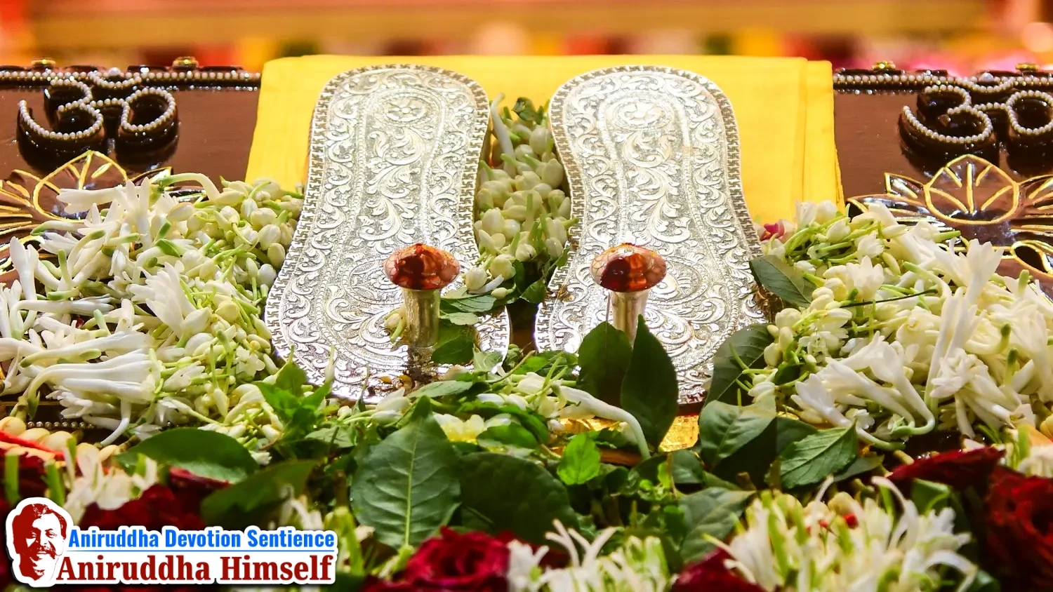 Shree Krupachaitanya Padukas embody the complete Aniruddha, infused with divine blessings and concentrated spiritual energy, representing the original stream of Chaitanya that guides, protects, and empowers the true devotee.