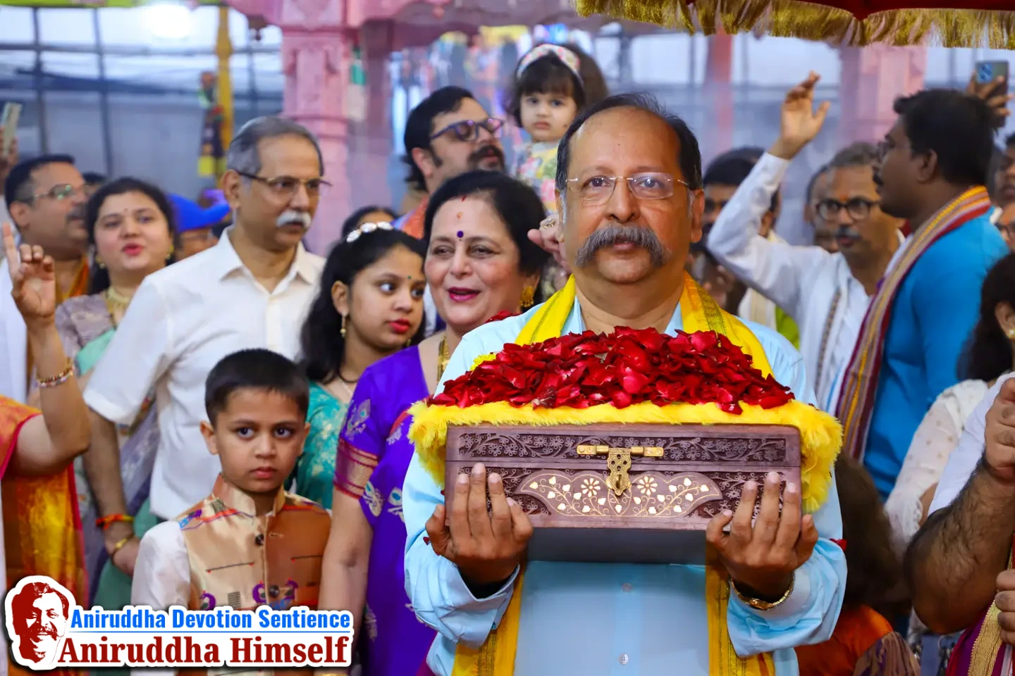 Aagman of Shree Krupachaitanya Padukas of Sadguru Shree Aniruddha Bapu at Shree Harigurugram