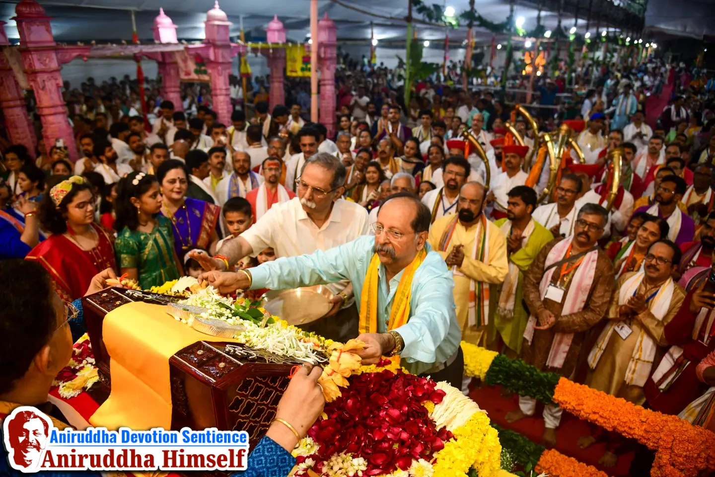 Shree Krupachaitanya Padukas of Sadguru Shree Aniruddha Bapu at Shree Harigurugram