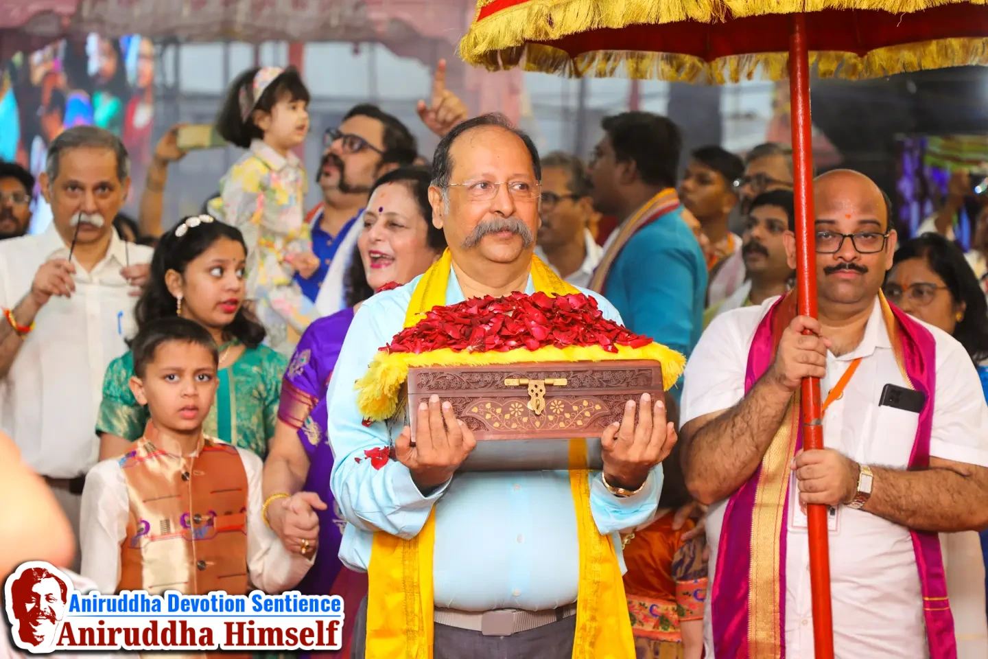 Aagman of Shree Krupachaitanya Padukas of Sadguru Shree Aniruddha Bapu at Shree Harigurugram