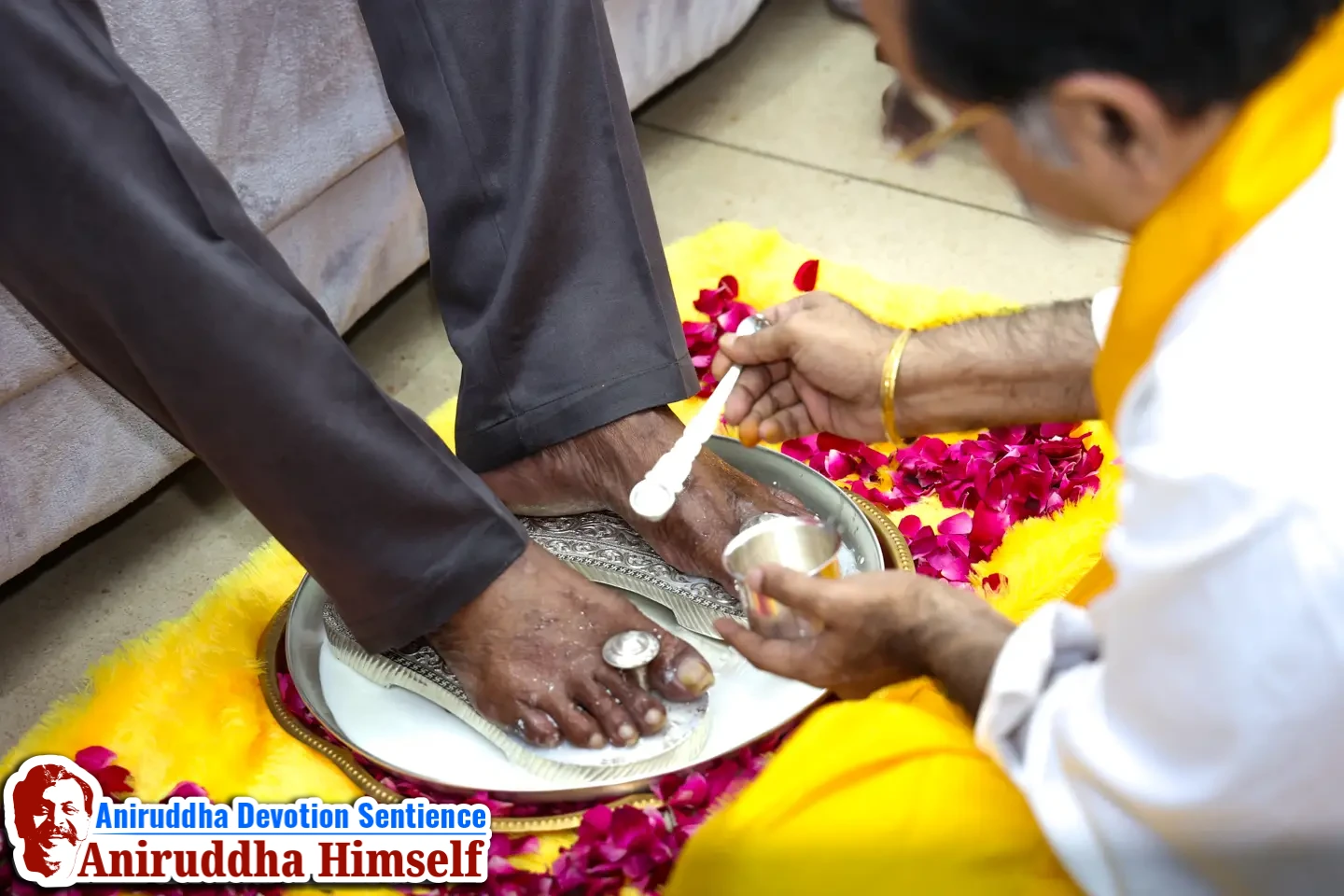 Krupachaitanya Padukas embody the complete Aniruddha, infused with divine blessings and concentrated spiritual energy, representing the original stream of Chaitanya that guides, protects, and empowers the true devotee.