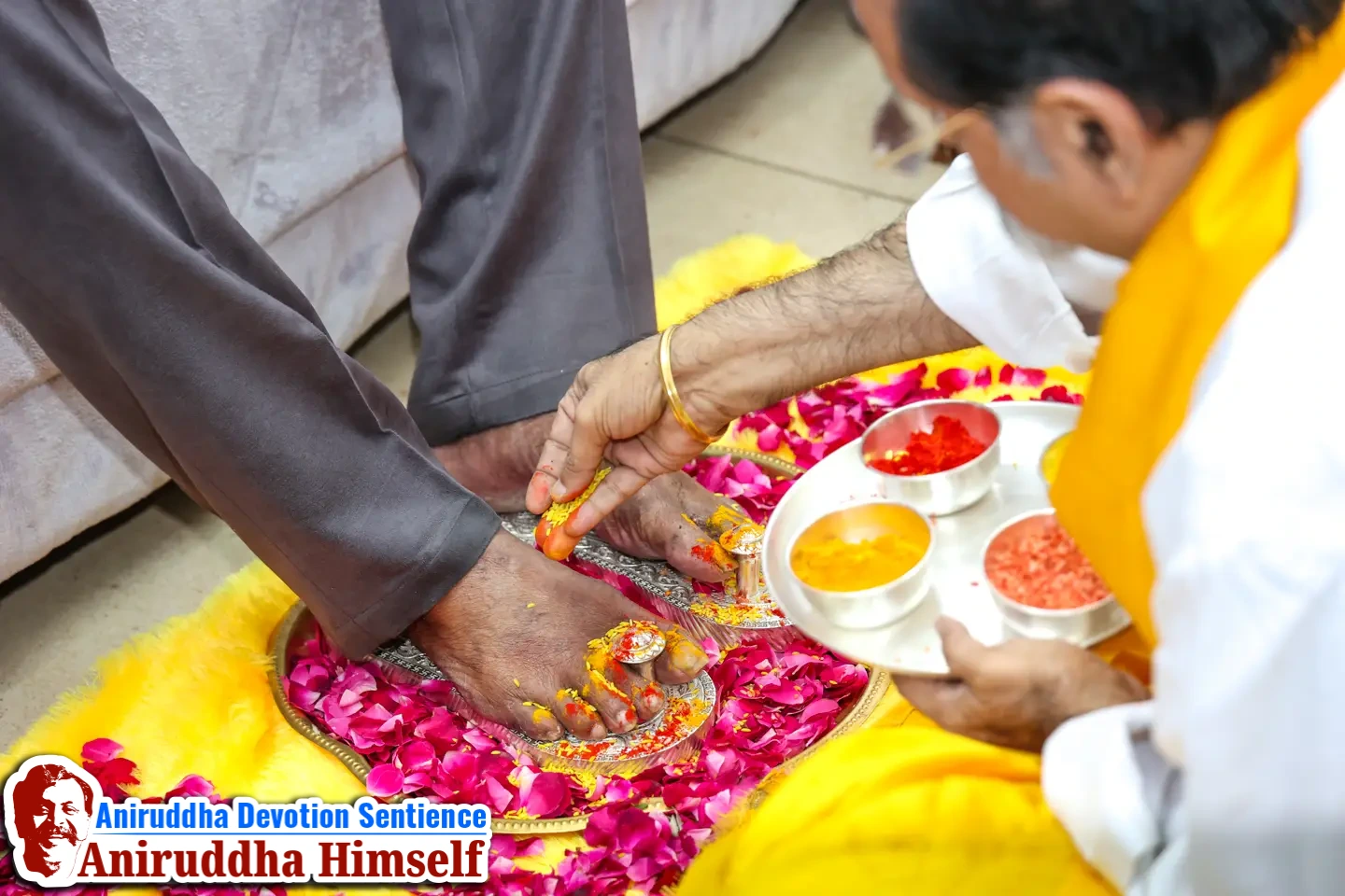 Krupachaitanya Padukas embody the complete Aniruddha, infused with divine blessings and concentrated spiritual energy, representing the original stream of Chaitanya that guides, protects, and empowers the true devotee.