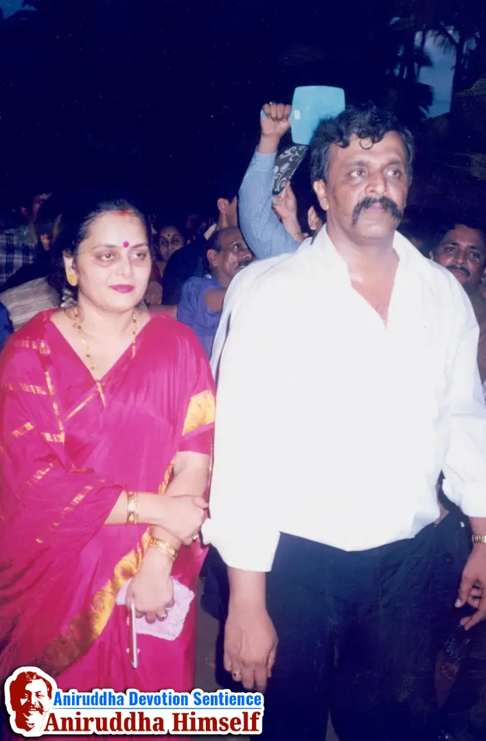 Sadguru Shree Aniruddha Bapu at Shree Kshetra Mangeshi and Shantadurga Goa Rasyatra in the year 1999