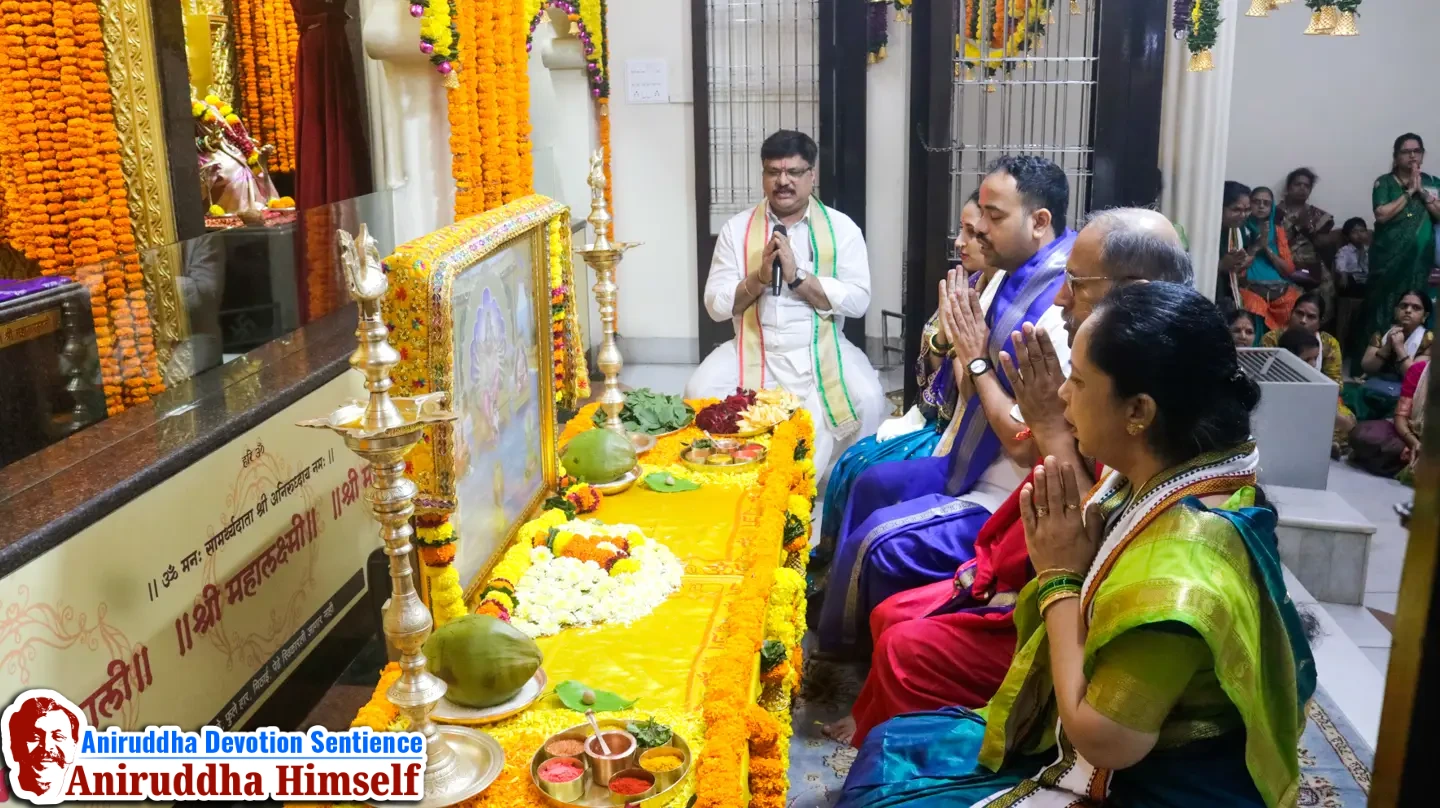 Lalita Panchami festival is celebrated at Gurukul Juinagar during Ashwin Navratri
