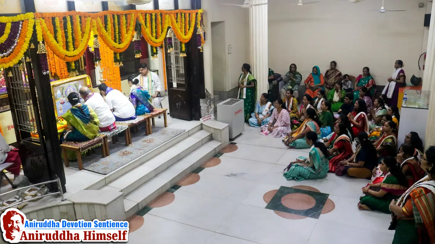Lalita Panchami festival is celebrated at Gurukul Juinagar during Ashwin Navratri