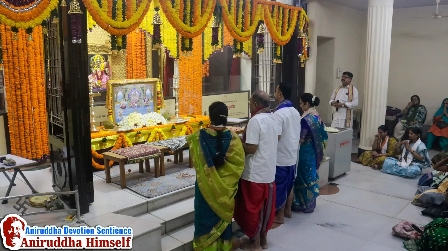 Lalita Panchami festival is celebrated at Gurukul Juinagar during Ashwin Navratri
