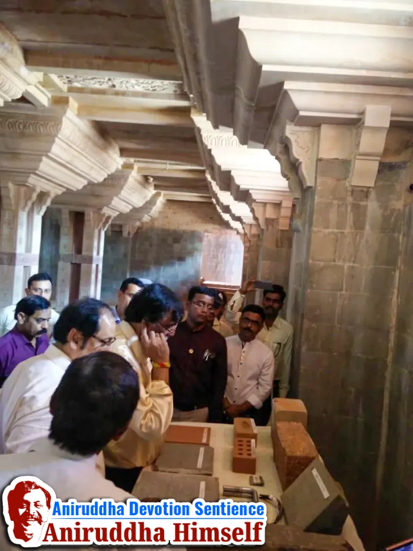 Sadguru Shree Aniruddha Bapu's visit to the construction site of Shree Purushartha Dham at Dudulgaon, Pune