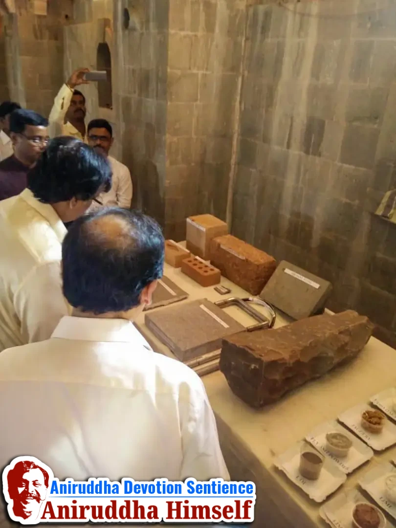 Sadguru Shree Aniruddha Bapu's visit to the construction site of Shree Purushartha Dham at Dudulgaon, Pune
