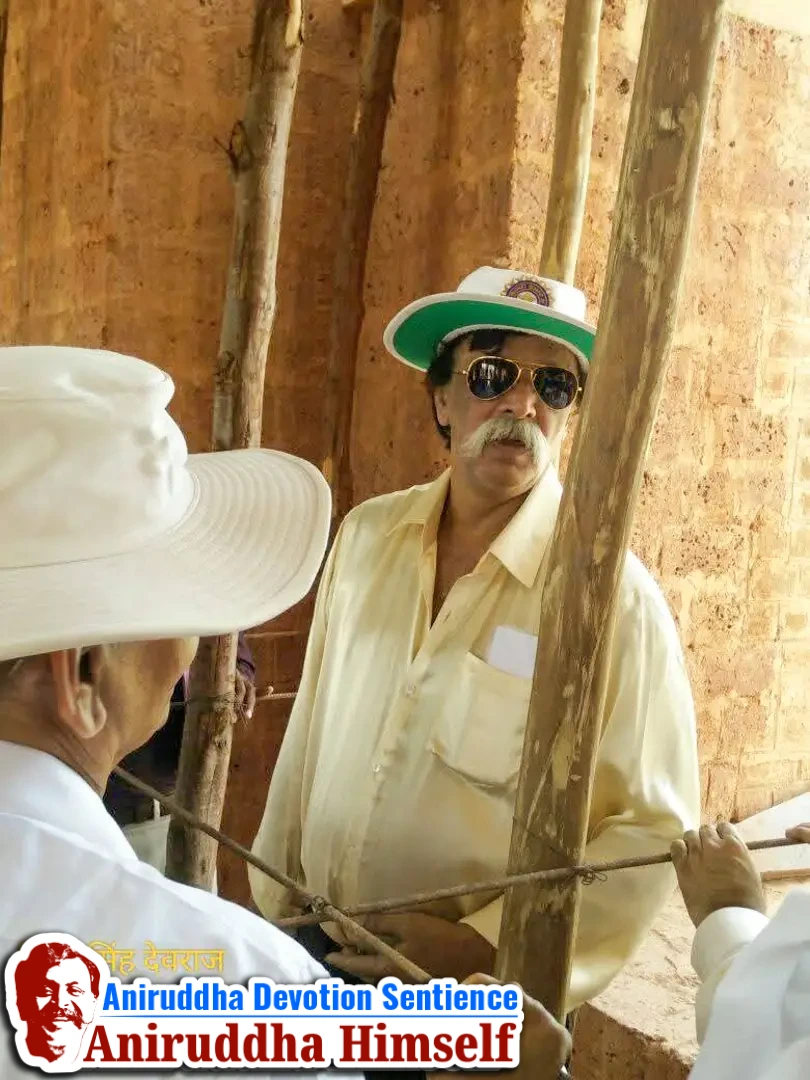 Sadguru Shree Aniruddha Bapu's visit to the construction site of Shree Purushartha Dham at Dudulgaon, Pune