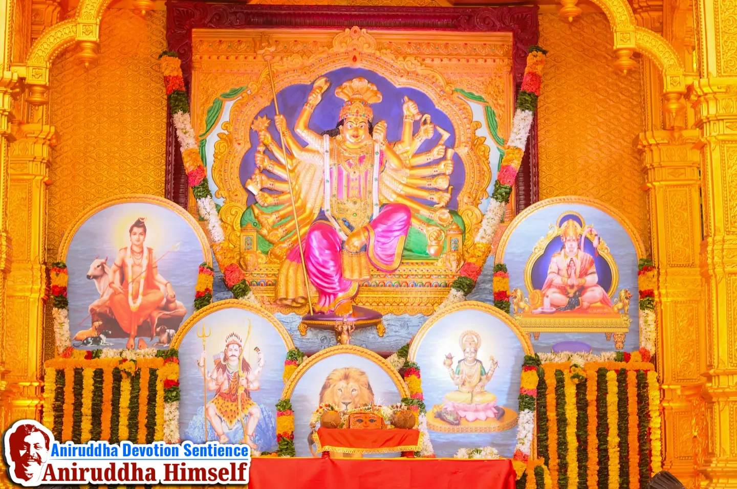 Deities (Devata) in Shree Shwasam Utsav in the year 2015 at Shree Harigurugram
