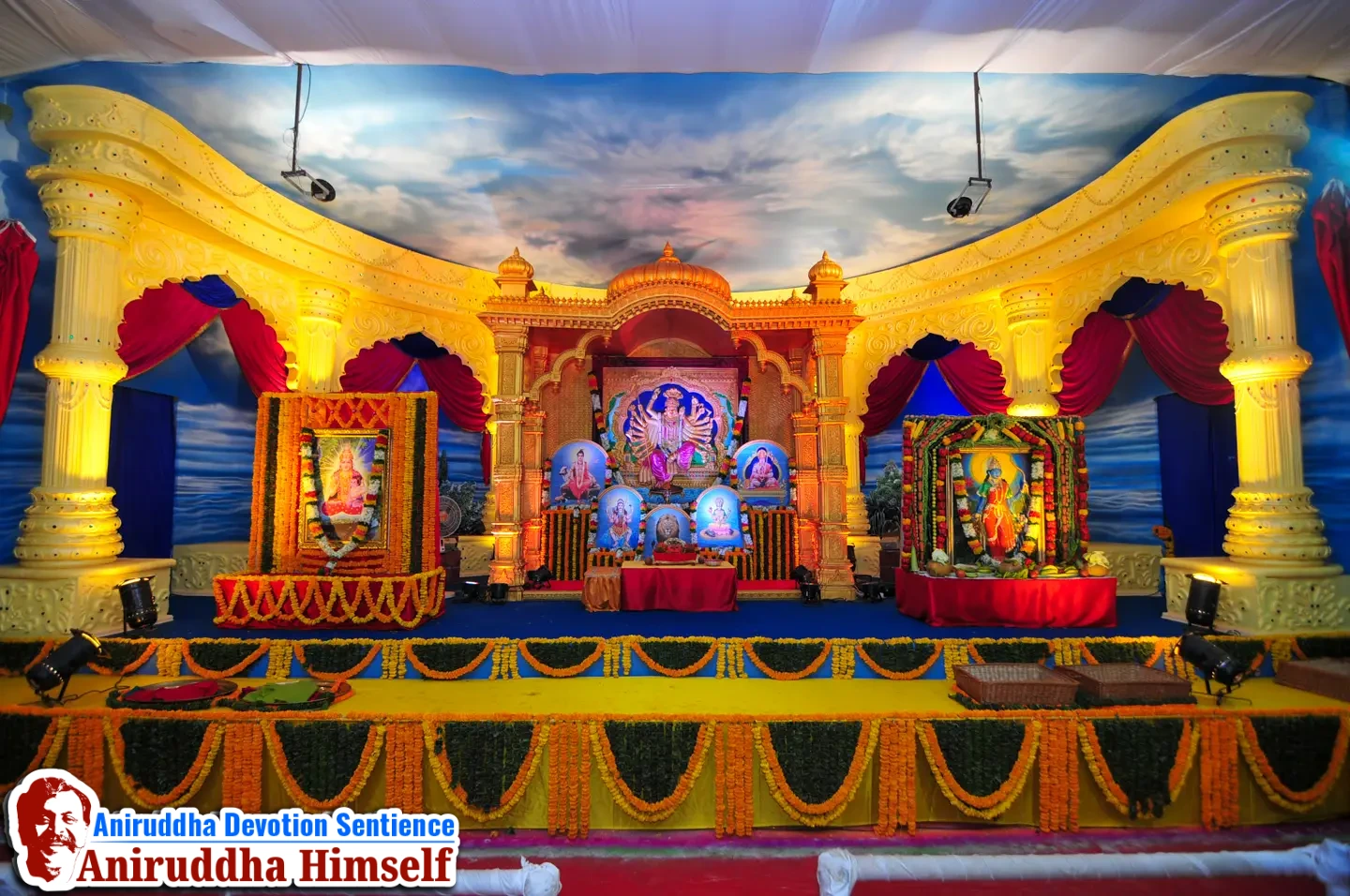 Deities (Devata) in Shree Shwasam Utsav in the year 2015 at Shree Harigurugram