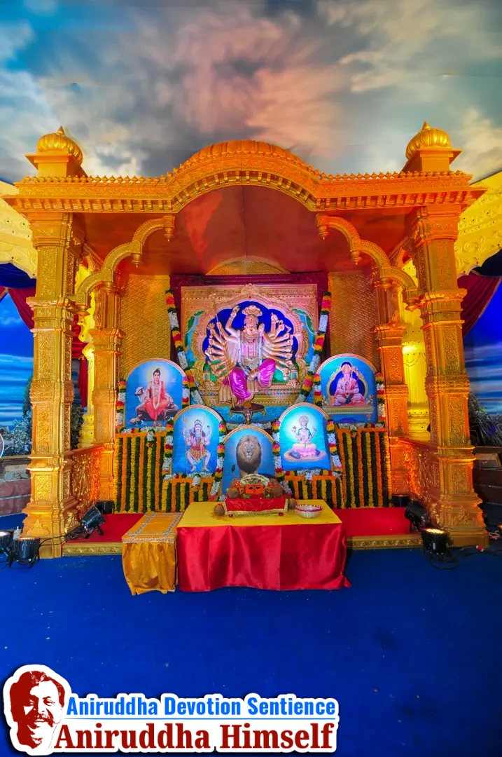 Deities (Devata) in Shree Shwasam Utsav in the year 2015 at Shree Harigurugram