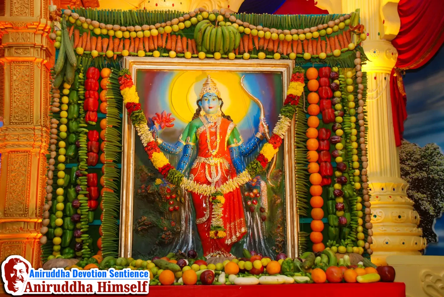 Shakambhari Mata photo in Shree Shwasam Utsav held in the year 2015 at Shree Harigurugram