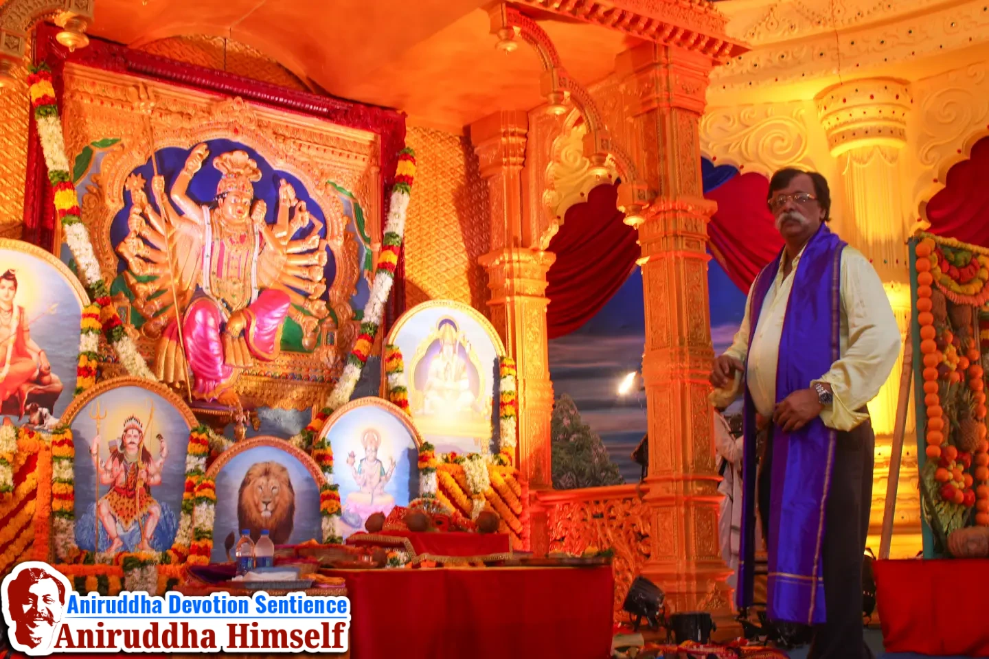 Sadguru Aniruddha Bapu at Shree Harigurugram on the occasion of Shree Shwasam Utsav held in the year 2015