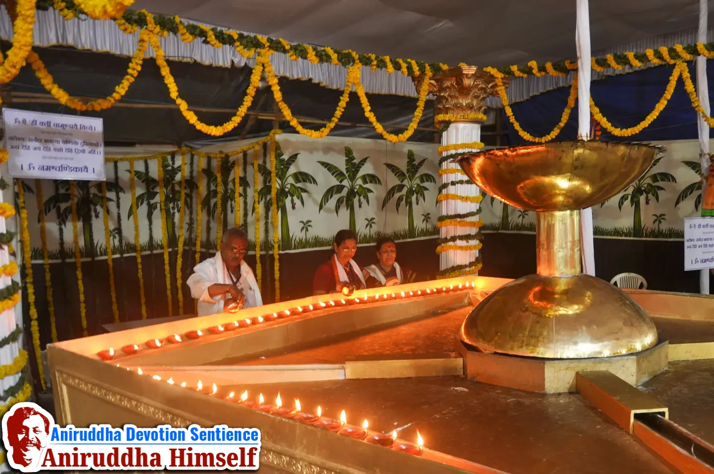 Sadguru Shree Aniruddha Bapu established the Mahalakshmi Deep - Virtue of 52 Shaktipeeths in One Place during Shree Varada Chandika Prasannotsav in the year 2011